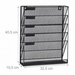 JARDIBRICODECO Porte-revues Mural -Petit rangement Soldes Magasin 55315861 4