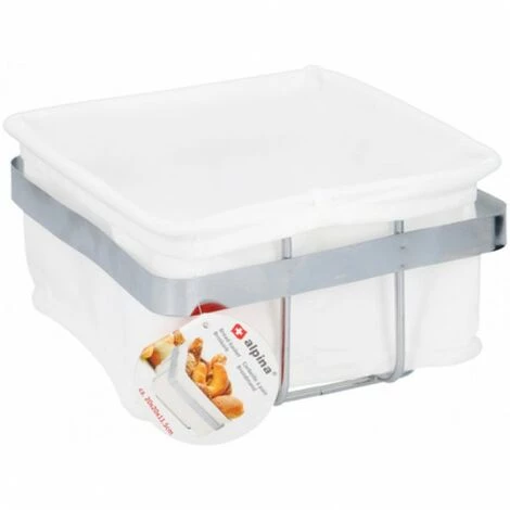 JARDIBRICODECO Corbeille à Pain 20x20x11,5cm 3 JARDIBRICODECO Corbeille à Pain 20x20x11,5cm