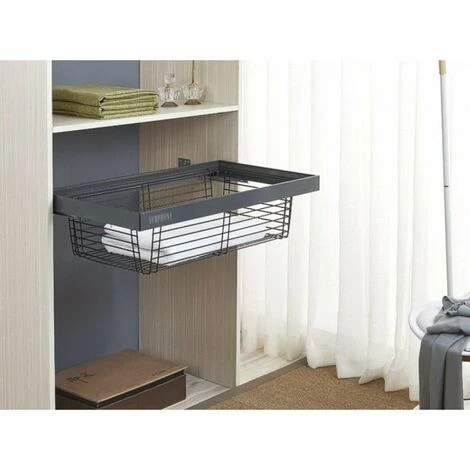 JARDIBRICODECO Armoire Panier Armoires Armoire 80 Cm Anthracite S 5 JARDIBRICODECO Armoire Panier Armoires Armoire 80 Cm Anthracite S – Image 3