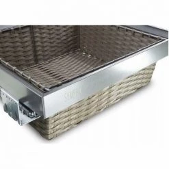 JARDIBRICODECO Panier Panier Pour Penderie Rotin 60 Anthracite -Petit rangement Soldes Magasin 55320667 2