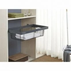 JARDIBRICODECO Armoire Panier Penderie Armoires 90 Cm Anthracite 7 JARDIBRICODECO Armoire Panier Penderie Armoires 90 Cm Anthracite -Petit rangement Soldes Magasin 55320677 3