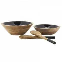 JARDIBRICODECO Corbeille En Manguier Et Résine -Petit rangement Soldes Magasin 55331701 4