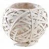 JARDIBRICODECO Corbeille Boule En éclisse -Petit rangement Soldes Magasin 55331762 1