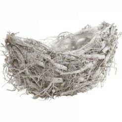 JARDIBRICODECO Corbeille Bateau En Bois