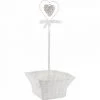 JARDIBRICODECO Corbeille Coeur En éclisse Et Métal -Petit rangement Soldes Magasin 55331813 1