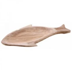 JARDIBRICODECO Corbeille Poisson En Bois
