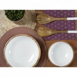 JARDIBRICODECO Corbeille En Manguier Et Résine -Petit rangement Soldes Magasin 55332012 2