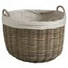 JARDIBRICODECO Corbeilles De Rangement Rondes En Poelet Gris -Petit rangement Soldes Magasin 55332036 1