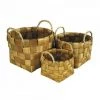JARDIBRICODECO Corbeilles De Rangement En Bois Naturel -Petit rangement Soldes Magasin 55332042 1