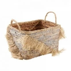 JARDIBRICODECO Corbeilles De Rangement Rectangulaires Avec Franges -Petit rangement Soldes Magasin 55332053 2