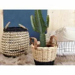 JARDIBRICODECO Corbeilles En Jonc Ajouré 6 JARDIBRICODECO Corbeilles En Jonc Ajouré -Petit rangement Soldes Magasin 55332074 2