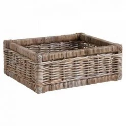 JARDIBRICODECO Corbeille De Rangement En Poelet Gris -Petit rangement Soldes Magasin 55332113 2