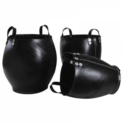 JARDIBRICODECO Corbeilles Rondes En Pneu Recyclé 3 JARDIBRICODECO Corbeilles Rondes En Pneu Recyclé