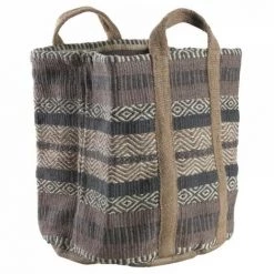 JARDIBRICODECO Corbeille En Jute Colorée