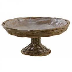 JARDIBRICODECO Corbeille Sur Pied En Bambou