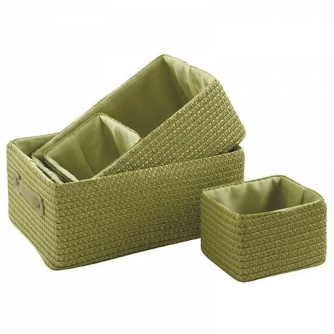 JARDIBRICODECO Corbeilles De Rangement En Paille Synthétique 3 JARDIBRICODECO Corbeilles De Rangement En Paille Synthétique