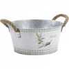 JARDIBRICODECO Corbeille Ronde En Zinc -Petit rangement Soldes Magasin 55333712 1