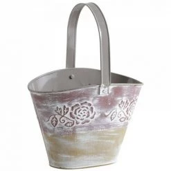 JARDIBRICODECO Panier En Zinc Laqué