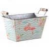 JARDIBRICODECO Corbeille Rectangulaire Flamants Roses 2 JARDIBRICODECO Corbeille Rectangulaire Flamants Roses -Petit rangement Soldes Magasin 55333812 1