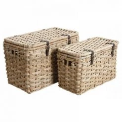 JARDIBRICODECO Malles En Poelet Gris 10 JARDIBRICODECO Malles En Poelet Gris -Petit rangement Soldes Magasin 55334030 4