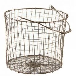 JARDIBRICODECO Paniers En Métal Bronze Antique -Petit rangement Soldes Magasin 55334620 2