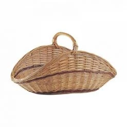 JARDIBRICODECO Panier à Bûches En Osier Buff