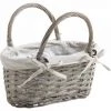 JARDIBRICODECO Panier En Osier Fendu Gris 1 JARDIBRICODECO Panier En Osier Fendu Gris -Petit rangement Soldes Magasin 55334864 1