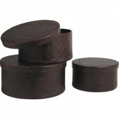 JARDIBRICODECO Boite En Pandan Marron