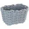 WENKO® WENKO Panier De Rangement Tia S, Corbeille De Bain Haute Qualité En Corde De Coton Tissée D'un Gris Nordique, Rangement & Organisation, 20 X 13 X 15 Cm, Fabriqué à Base De Produits Textiles Variables -Petit rangement Soldes Magasin 55427601 1