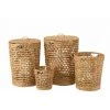 DANSMAMAISON Set De 4 Paniers + Couvercle Jacinthe D'Eau Naturel - L 48 X L 48 X H 61 Cm - Naturel 1 DANSMAMAISON Set De 4 Paniers + Couvercle Jacinthe D'Eau Naturel - L 48 X L 48 X H 61 Cm - Naturel -Petit rangement Soldes Magasin 55482878 1