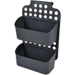 1001KDO HYGIENE & BEAUTE Paniers A Suspendre Anthracite