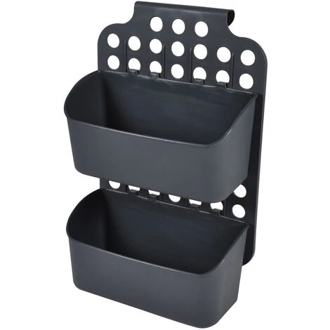 1001KDO HYGIENE & BEAUTE Paniers A Suspendre Anthracite 3 1001KDO HYGIENE & BEAUTE Paniers A Suspendre Anthracite