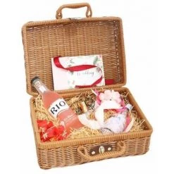 BEICHEN Bo?te De Pique-nique Panier Pique-nique 35*24*12cm En Rotin Rangement Rétro Bagages Organisateur Valise -Petit rangement Soldes Magasin 55635307 2