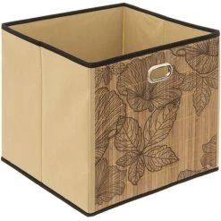 ATMOSPHERA, CRÉATEUR D'INTÉRIEUR Panier De Rangement 31x31 Blackflora - Beige