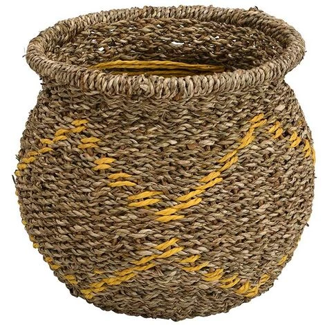 OZAIA Lot De 2 Paniers En Corde De Papier Et Jonc De Mer BASTET - D. 25 Et D. 18 Cm - Naturel - Naturel Clair 7 OZAIA Lot De 2 Paniers En Corde De Papier Et Jonc De Mer BASTET - D. 25 Et D. 18 Cm - Naturel - Naturel Clair – Image 5