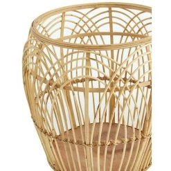 OZAIA Lot De 2 Paniers Ethniques En Rotin Et Bambou LOULI - H. 39 Et H. 35 Cm - Naturel - Naturel Clair -Petit rangement Soldes Magasin 55884244 3