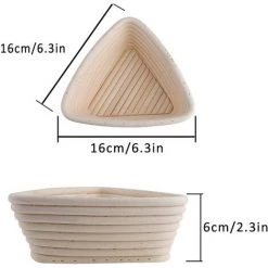 LTS FAFA Panier Fermentation Pain, Triangle Corbeille à Pain, Banneton à Pain, Paniers Naturels Bannetons, Panier Fermentation, Convient Aux Amateurs De Patisserie Maison Ou Aux Boulangers Professionnels 9 LTS FAFA Panier Fermentation Pain, Triangle Corbeille à Pain, Banneton à Pain, Paniers Naturels Bannetons, Panier Fermentation, Convient Aux Amateurs De Patisserie Maison Ou Aux Boulangers Professionnels -Petit rangement Soldes Magasin 56405894 3