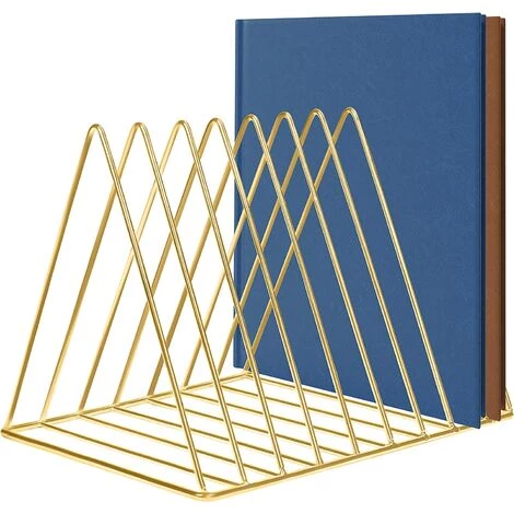 MACARON Porte Revue Metal Or - Porte Revue WC, Maison, Étagère, Salle De Bains Et Bureau En Triangle à 9 Fentes - Porte Journaux, Livres, Tablettes Et Dossiers LO-Ron 3 MACARON Porte Revue Metal Or - Porte Revue WC, Maison, Étagère, Salle De Bains Et Bureau En Triangle à 9 Fentes - Porte Journaux, Livres, Tablettes Et Dossiers LO-Ron