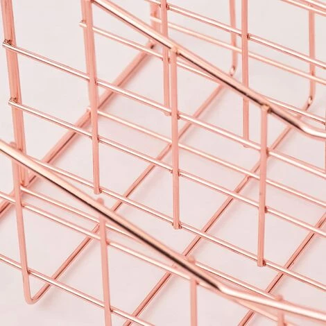 MACARON Trieuse De Courrier à 3 Fentes En Fil Métallique, Porte-revue Fichier Journaux Documents Bureau Étagère De Rangement Organisateur (Or Rose V Forme)LO-Ron 5 MACARON Trieuse De Courrier à 3 Fentes En Fil Métallique, Porte-revue Fichier Journaux Documents Bureau Étagère De Rangement Organisateur (Or Rose V Forme)LO-Ron – Image 3