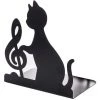 MACARON Serre-livres En Acier Inoxydable, Pour Supporter Des Livres Grands Et Lourds Ou Pour Décoration De La Bibliothèque Et Bureau à Domicile (Chat Musical)LO-Ron 1 MACARON Serre-livres En Acier Inoxydable, Pour Supporter Des Livres Grands Et Lourds Ou Pour Décoration De La Bibliothèque Et Bureau à Domicile (Chat Musical)LO-Ron -Petit rangement Soldes Magasin 56494150 1
