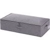 MACARON Boîtes De Rangement Avec Couvercle Pour Couettes, Couvertures - 50 L Gris LO-Ron 2 MACARON Boîtes De Rangement Avec Couvercle Pour Couettes, Couvertures - 50 L Gris LO-Ron -Petit rangement Soldes Magasin 56570570 1