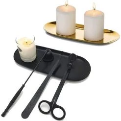 MACARON Acier Inoxydable Plateau Bijoux, Plateau Ovale, Organisateur De Petits Objets Pour Noir Placage De Surface 2 Pièces LO-Ron -Petit rangement Soldes Magasin 56570575 3