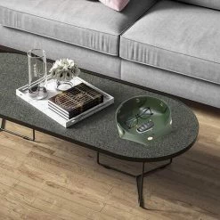 MACARON Plateau Rond En Cuir,2 Pièces Plateau De Rangement En Cuir,Vide Poche En Faux Cuir,Plateau De Rangement Pour Monnaie,Pour Cle, Montres, Fournitures De Bureau, Bijoux(17,5*6cm Vert Foncé + Orange)LO-Ron -Petit rangement Soldes Magasin 56570580 5