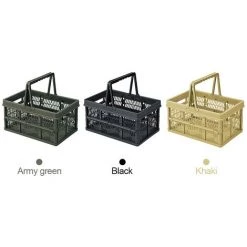 SUPERSELLER Caisses De Stockage Pliables Avec Poignées Conteneur De Stockage Empilable Camping Épicerie Panier , L - L 8 SUPERSELLER Caisses De Stockage Pliables Avec Poignées Conteneur De Stockage Empilable Camping Épicerie Panier , L - L -Petit rangement Soldes Magasin 56807524 2