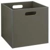 FIVE SIMPLY SMART Boite De Rangement "Evy" 31x31cm Vert De Gris -Petit rangement Soldes Magasin 57075828 1