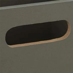 FIVE SIMPLY SMART Boite De Rangement "Evy" 31x31cm Vert De Gris -Petit rangement Soldes Magasin 57075828 2