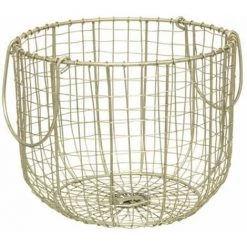 ATMOSPHERA, CRATEUR D'INTRIEUR Lot De 2 Paniers En Métal Vintage "Loft" 30cm Or 7 ATMOSPHERA, CRATEUR D'INTRIEUR Lot De 2 Paniers En Métal Vintage "Loft" 30cm Or -Petit rangement Soldes Magasin 57076143 3