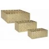 ATMOSPHERA, CRŽATEUR D'INTŽRIEUR Lot De 3 Caisses Cagettes Déco "Artif" 32cm Or -Petit rangement Soldes Magasin 57077621 1