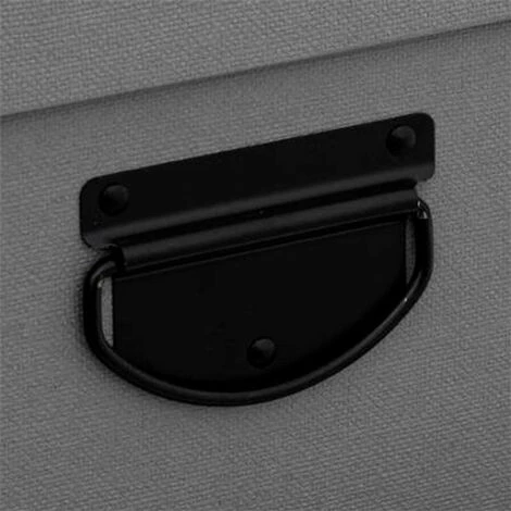 FIVE SIMPLY SMART Lot De 4 Boîtes De Rangement "Jute" 39cm Gris 4 FIVE SIMPLY SMART Lot De 4 Boîtes De Rangement "Jute" 39cm Gris – Image 2