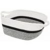 FIVE SIMPLY SMART Panier De Rangement "Mix N Modul" 31x15cm Blanc & Noir -Petit rangement Soldes Magasin 57078312 1